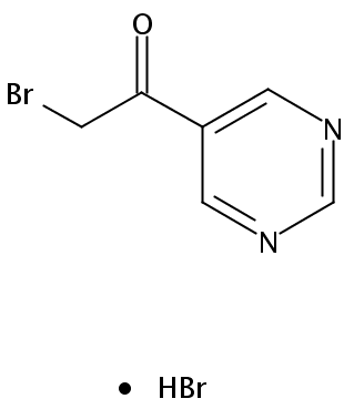 2-bromo-1-pyrimidin-5-ylethanone,hydrobromide