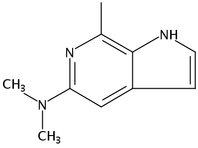 5-二甲基氨基-7-甲基-6-氮杂吲哚