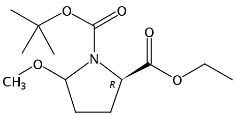 5-甲氧基吡咯烷-1,2-二羧酸-(2R)-1-叔丁基-2-乙酯