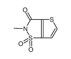 2-methyl-1,1-dioxothieno[2,3-d][1,2]thiazol-3-one