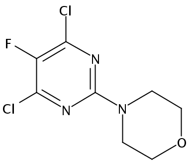 4-(4,6-dichloro-5-fluoropyrimidin-2-yl)morpholine