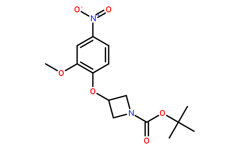 3-(2-甲氧基-4-硝基苯氧基)氮杂丁烷-1-羧酸叔丁酯