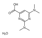 2,6-Bis(dimethylamino)-4-pyrimidinecarboxylic acid hydrate (1:1)