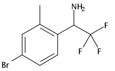 1-(4-bromo-2-methylphenyl)-2,2,2-trifluoroethanamine