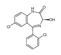 (3R)-7-chloro-5-(2-chlorophenyl)-3-hydroxy-1,3-dihydro-1,4-benzodiazepin-2-one