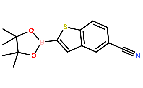 5-氰基-2-(4,4,5,5-四甲基-1,3,2-二氧硼烷-2-基)-苯并[b]噻吩