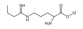 chloro (2S)-2-amino-5-(1-aminobutylideneamino)pentanoate
