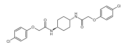 Acetamide, N,​N'-​trans-​1,​4-​cyclohexanediylbis[2​-​(4-​chlorophenoxy)​-