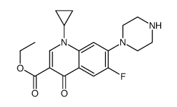 1-环丙基-6-氟-4-氧代-7-(哌嗪-1-基)-1,4-二氢喹啉-3-羧酸乙酯