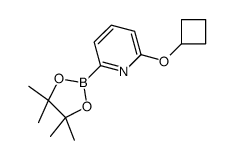 2-(环丁基氧基)-6-(4,4,5,5-四甲基-1,3,2-二噁硼烷-2-基)吡啶