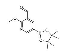 2-methoxy-5-(4,4,5,5-tetramethyl-1,3,2-dioxaborolan-2-yl)pyridine-3-carbaldehyde