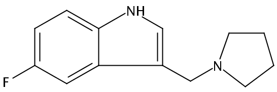 5-FLUORO-3-[(PYRROLIDIN-1-YL)METHYL]-1H-INDOLE
