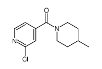 (2-Chloro-4-pyridinyl)(4-methyl-1-piperidinyl)methanone