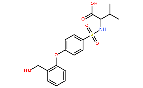 N-({4-[2-(Hydroxymethyl)phenoxy]phenyl}sulfonyl)valine