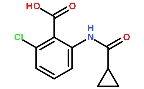 2-氯-6-[(环丙基羰基)氨基]苯甲酸