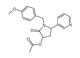 [1-[(4-methoxyphenyl)methyl]-2-oxo-5-pyridin-3-ylpyrrolidin-3-yl] acetate