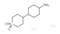 1-(1,1-Dioxidotetrahydro-2H-thiopyran-4-yl)-piperidin-4-amine dihydrochloride