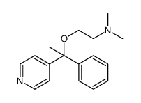 Ethanamine, N,N-dimethyl-2-[1-phenyl-1-(4-pyridinyl)ethoxy]