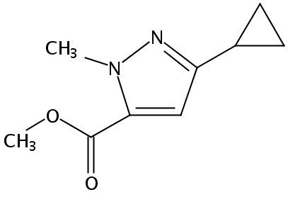 methyl 3-cyclopropyl-1-methyl-1H-pyrazole-5-carboxylate