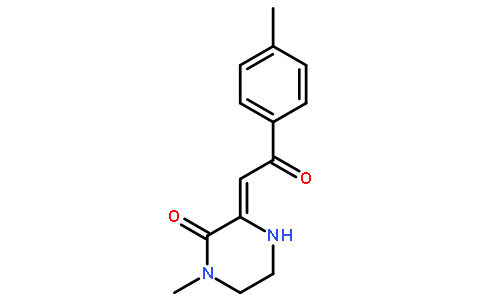 (3Z)-1-甲基-3-[2-(4-甲基苯基)-2-羰基-亚乙基]哌嗪-2-酮