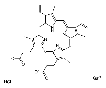 Chloro[3,3'-(3,7,12,17-tetramethyl-8,13-divinyl-2,18-porphyrindiyl-κ2N21,N23)dipropanoato(2-)]gallium
