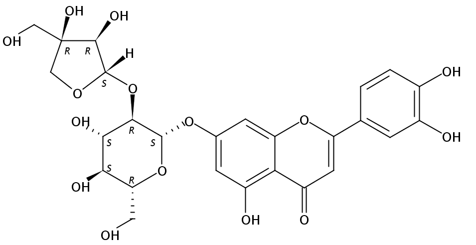 木犀草素 7-芹糖(1-2)-葡萄糖苷