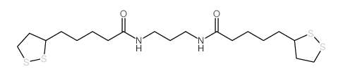 5-(dithiolan-3-yl)-N-[3-[5-(dithiolan-3-yl)pentanoylamino]propyl]pentanamide