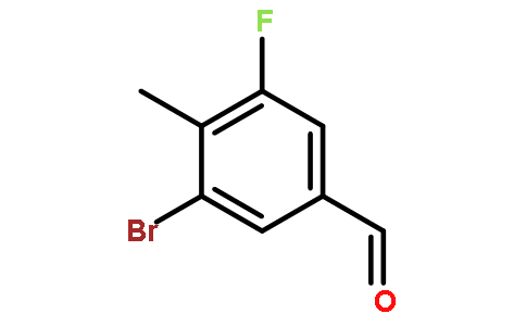 5-溴-3-氟-4-甲基苯甲醛