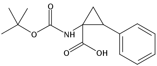 1-(叔丁氧基羰基氨基)-2-苯基环丙烷羧酸