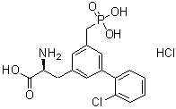 (S)-alpha-氨基-2'-氯-5-(膦酰甲基)-[1,1'-联苯]-3-丙酸盐酸盐