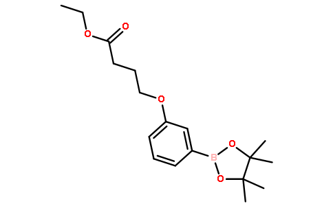 ethyl 4-(3-(4,4,5,5-tetramethyl-1,3,2-dioxaborolan-2-yl)phenoxy)butanoate