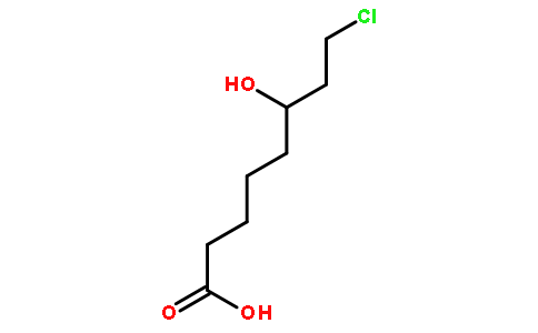 辛酸,  8-氯-6-羟基-,   (6R)-