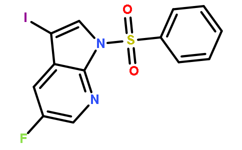 1H-Pyrrolo[2,3-b]Pyridine, 5-Fluoro-3-Iodo-1-(Phenylsulfonyl)-