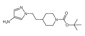tert-butyl 4-(2-(4-amino-1H-pyrazol-1-yl)ethyl)piperidine-1-carboxylate