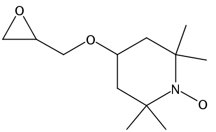 4-环氧丙基氧-2,2,6,6-四甲基哌啶1-氧基	自由基