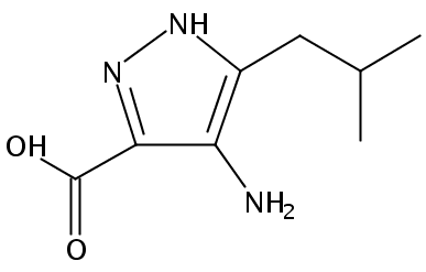 5-(2-Isobutyl)-4-amino-1H-pyrazole-3-carboxylic Acid