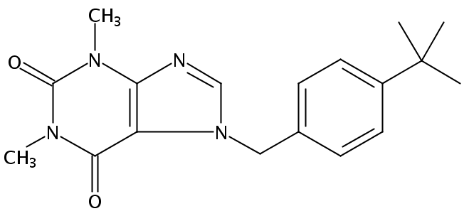 7-(4-(叔丁基)苄基)-1,3-二甲基-1H-嘌呤-2,6(3H,7H)-二酮