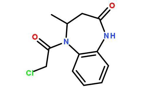5-(2-chloroacetyl)-4-methyl-3,4-dihydro-1H-1,5-benzodiazepin-2-one