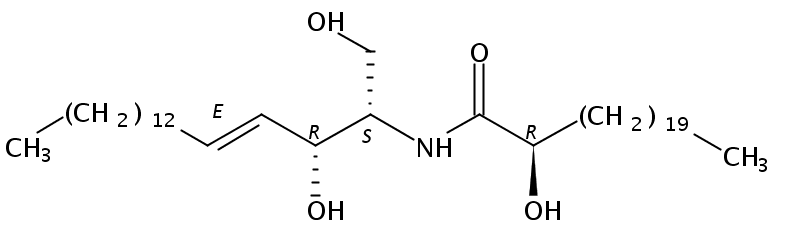 N-(2'-(R)-hydroxybehenoyl)-D-erythro-sphingosine