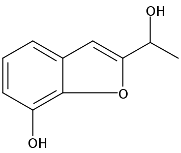 2-(1-羟基乙基)-7-羟基苯并呋喃