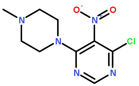 4-氯-6-(4-甲基-1-哌嗪)-5-硝基嘧啶