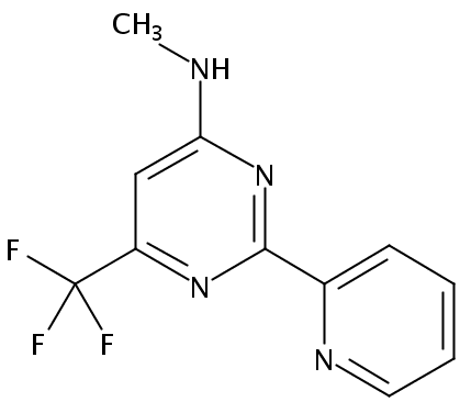 N-甲基-2-(2-吡啶)-6-(三氟甲基)-4-嘧啶胺