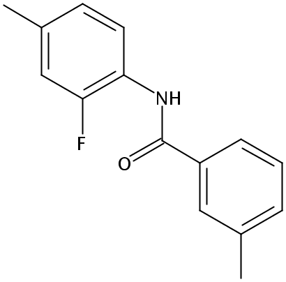 Benzamide, N-(2-fluoro-4-methylphenyl)-3-methyl-