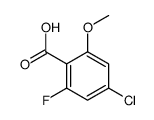 4-chloro-2-fluoro-6-methoxybenzoic acid