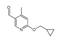 6-(cyclopropylmethoxy)-4-methylpyridine-3-carbaldehyde