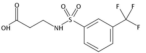 N-[3-(三氟甲基)苯磺酰基]-beta-丙氨酸