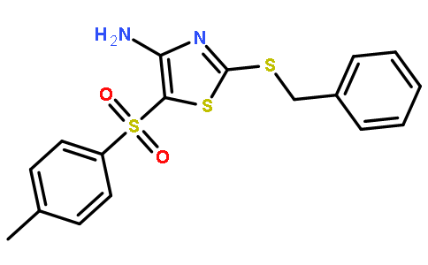 4-氨基-2-苄基硫代-5-甲苯噻唑