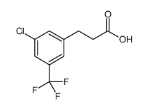 3-(3-chloro-5-(trifluoromethyl)phenyl)propanoic acid