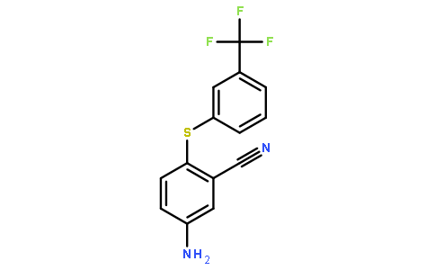 5-Amino-2-{[3-(trifluoromethyl)phenyl]-sulfanyl}benzenecarbonitrile