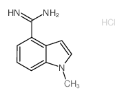 1-Methyl-1H-indole-4-carboximidamide hydrochloride
